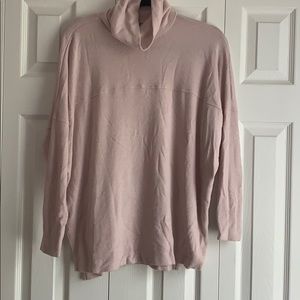 Long light pink sweater